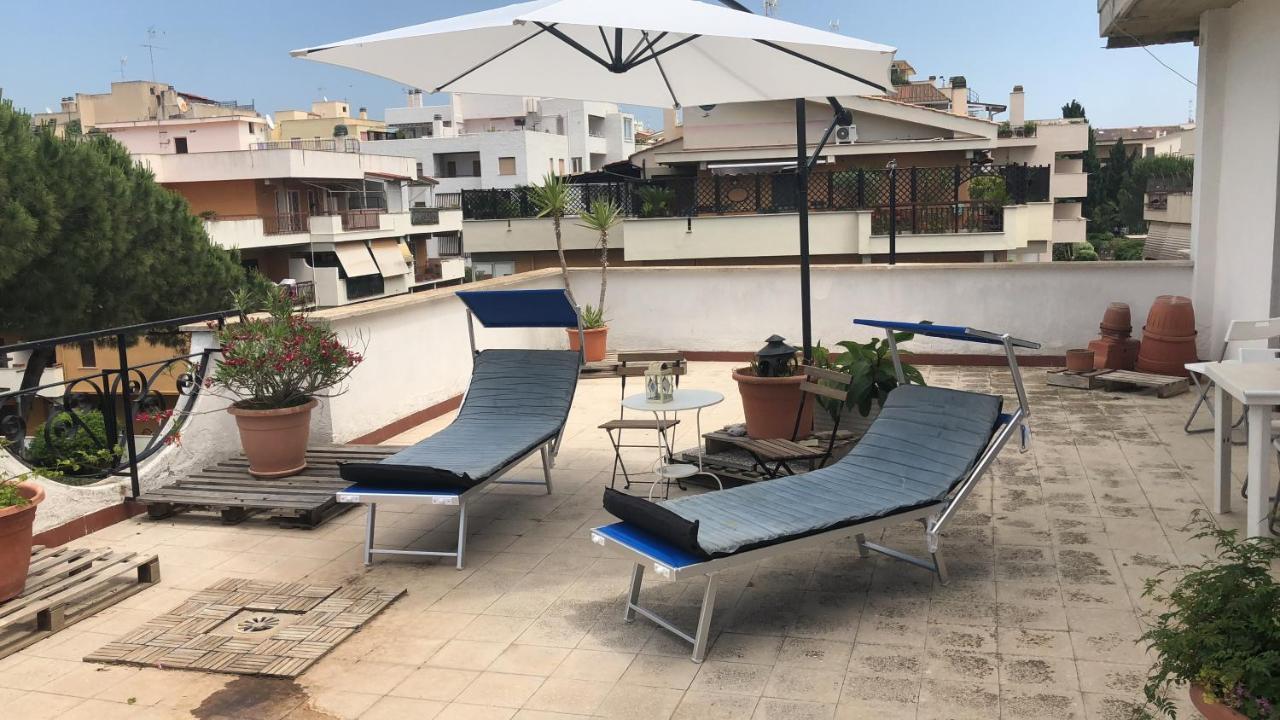 Attico Terramare - Beach & Maxi Terrace & Electricbbq Santa Marinella Extérieur photo